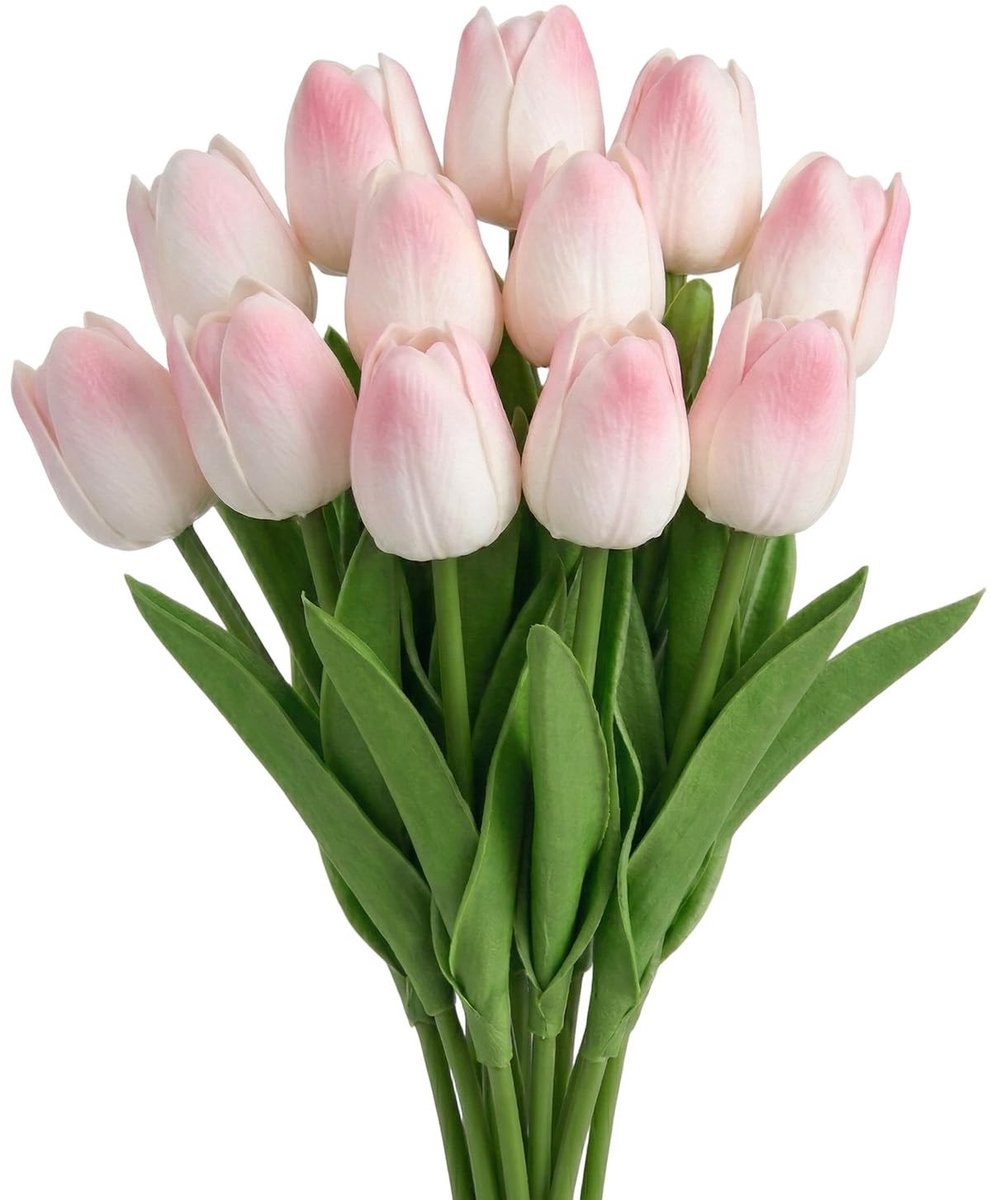 SolidKeus - Kunsttulpen, Set van 12 voor Bruiloft en Decoratie