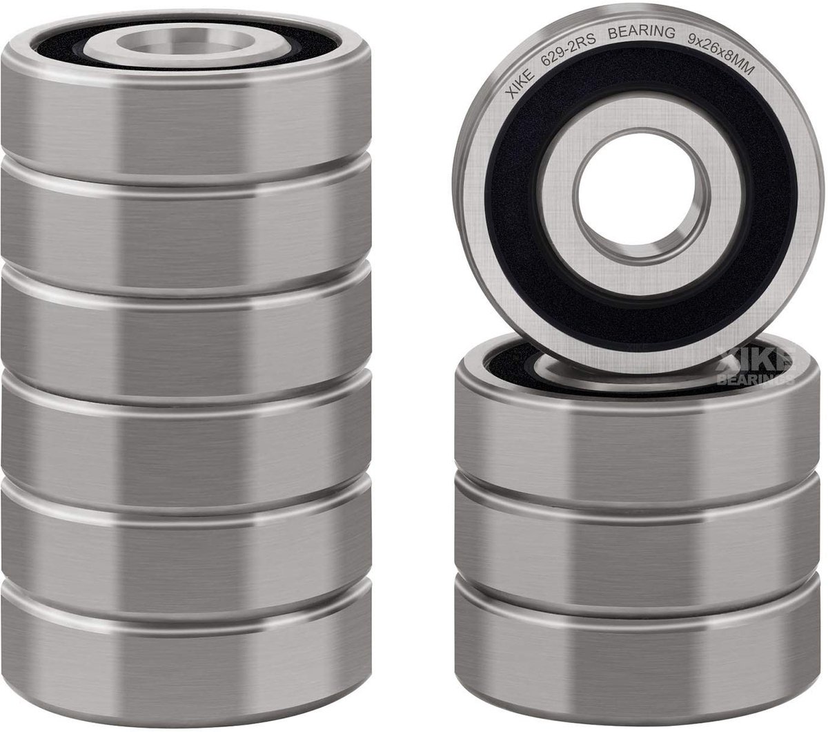 SolidKeus - 10 Stuks 629-2RS Kogellager 9x26x8mm met Rubber Seals