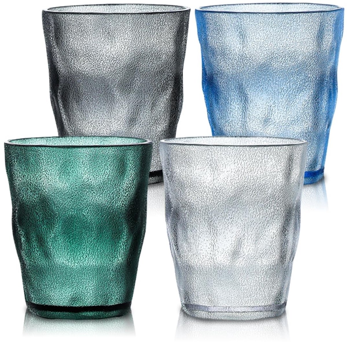 SolidKeus - Acryl Plastic Glazen, Onbreekbare Bekers voor Diverse Dranken
