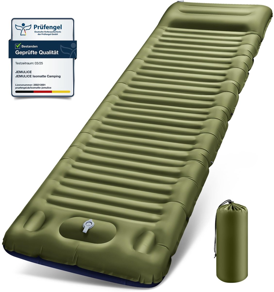 SolidKeus - Opblaasbare Slaapmat 12 cm D dik voor Buiten
