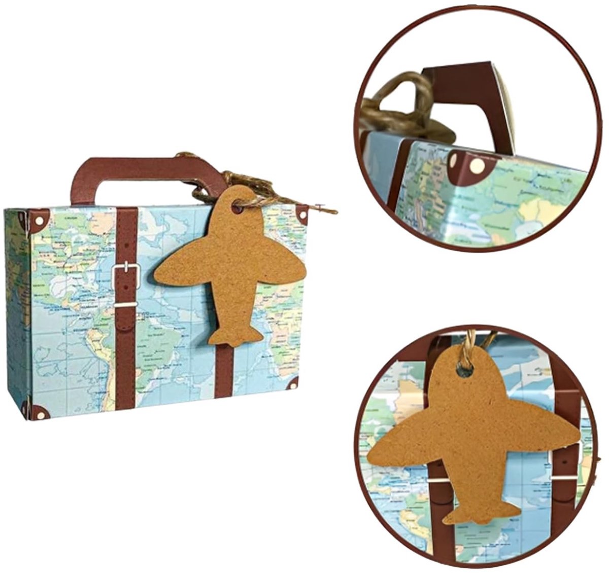 SolidKeus - Set van 40 Mini Koffer Snoepdozen voor Feestjes