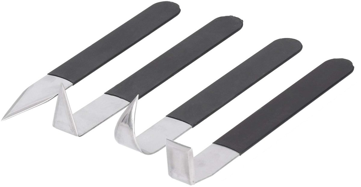 SolidKeus - Keramische Sculptuur Tools Set van 4 Stuks