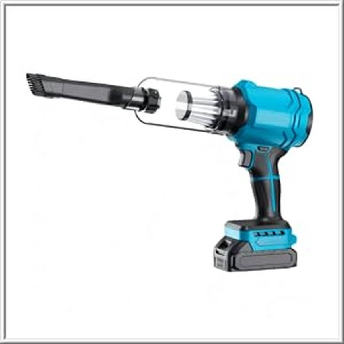 SolidKeus - 2-in-1 Accu Persluchtreiniger en Stofzuiger voor Makita 18V