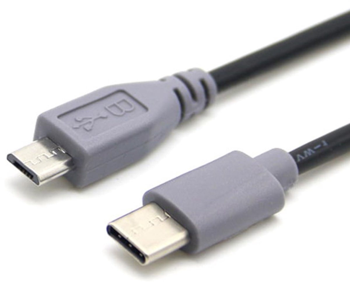 SolidKeus - USB 3.0 Type C naar Micro USB 2.0 Data Kabel 100 cm