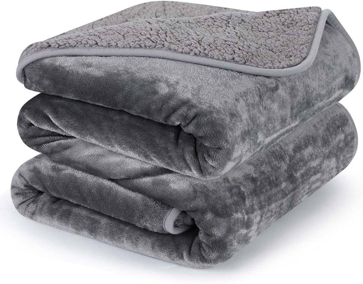 Zachte en Waterdichte Huisdierdeken voor Honden en Katten - Bescherm Sofa, Stoel en Bed tegen Vlekken, Vuil en Dierenharen, Wasbaar en Extra Groot 150 x 125 cm, Perfect als Dekentje voor Huisdieren en Sofa Bescherming