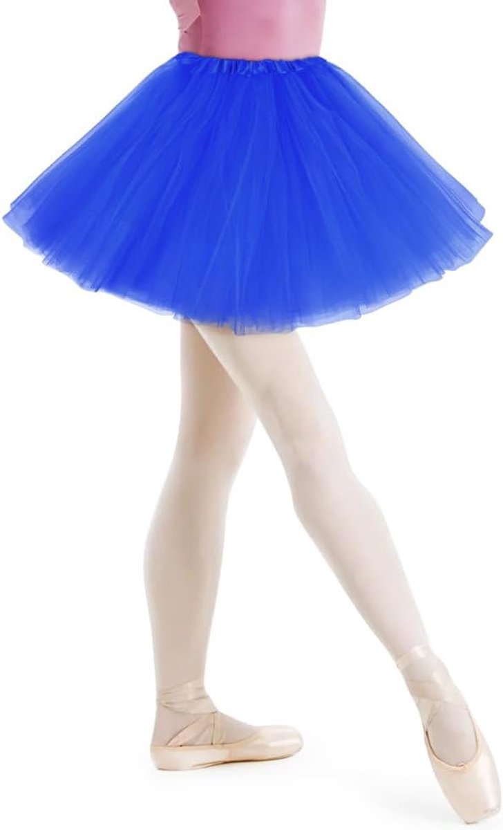 Klassieke Tutu Rok, Elastische 3-laagse Tule Rok, Ballet Tule Rok, Petticoat Onderrok voor Carnaval, Themafeest, Ballet, Dans, Verkleedkleding, Halloween Kostuum