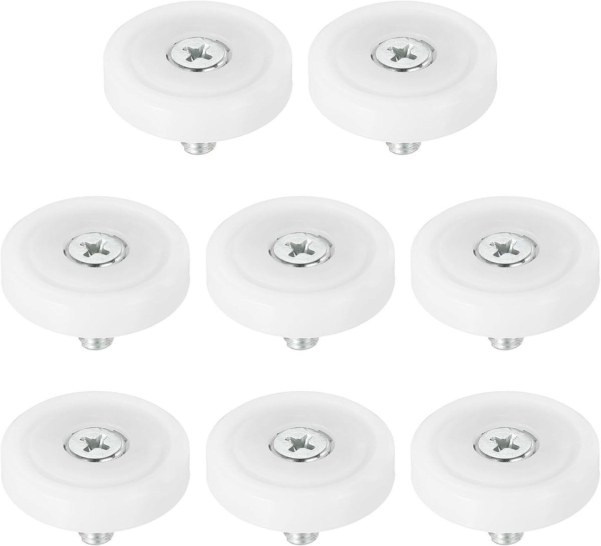 29 mm laderollen, 8 stuks plastic ladekrol vervangende wielen met kleine katrol