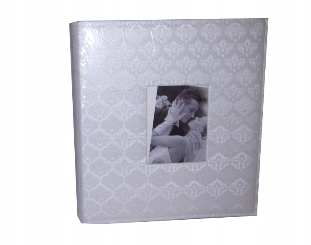 Album TIME 29x32cm, 50 ecru kaarten, kunstleer, fotolijst