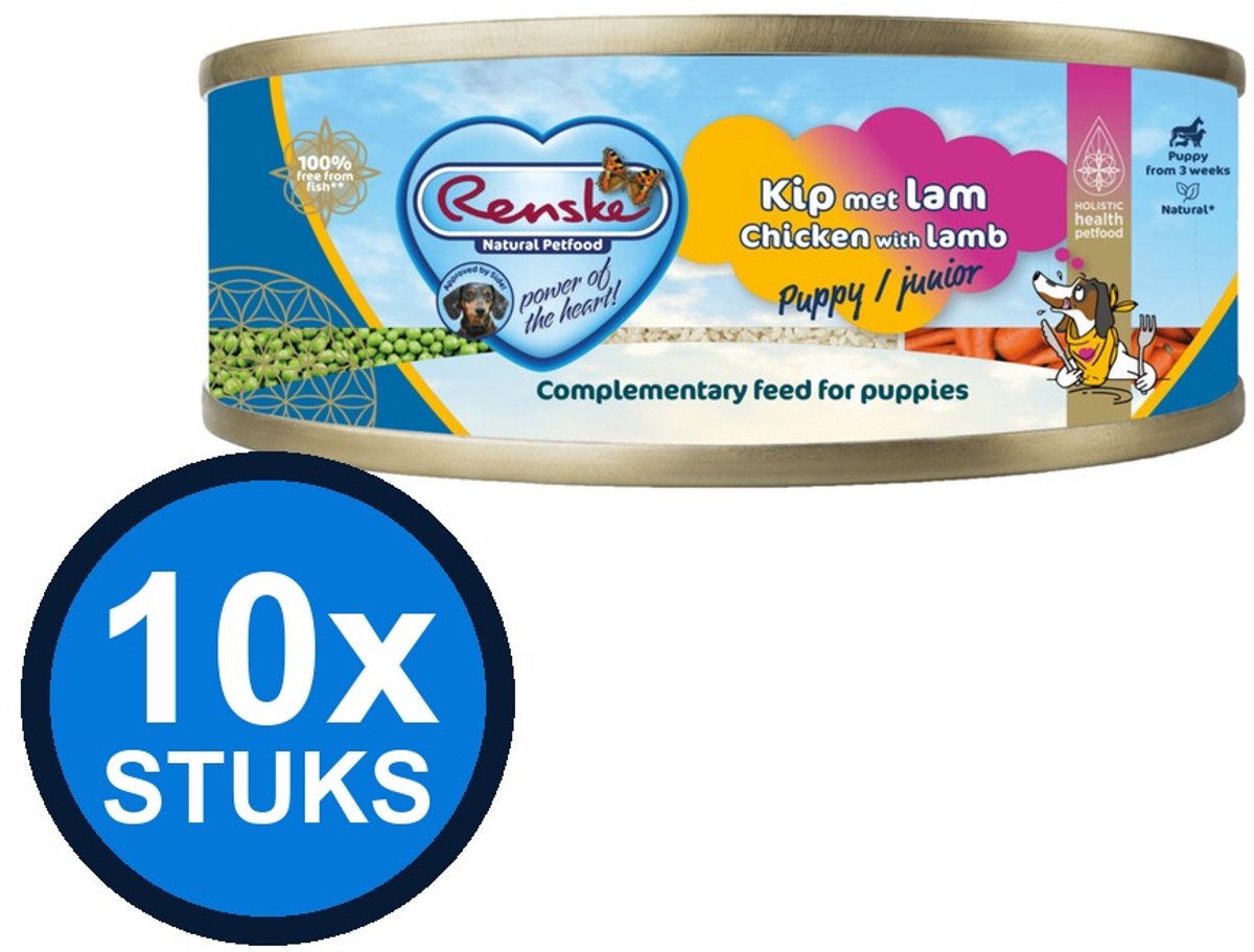 Renske Renske vers puppy/junior kip&lam 395gr