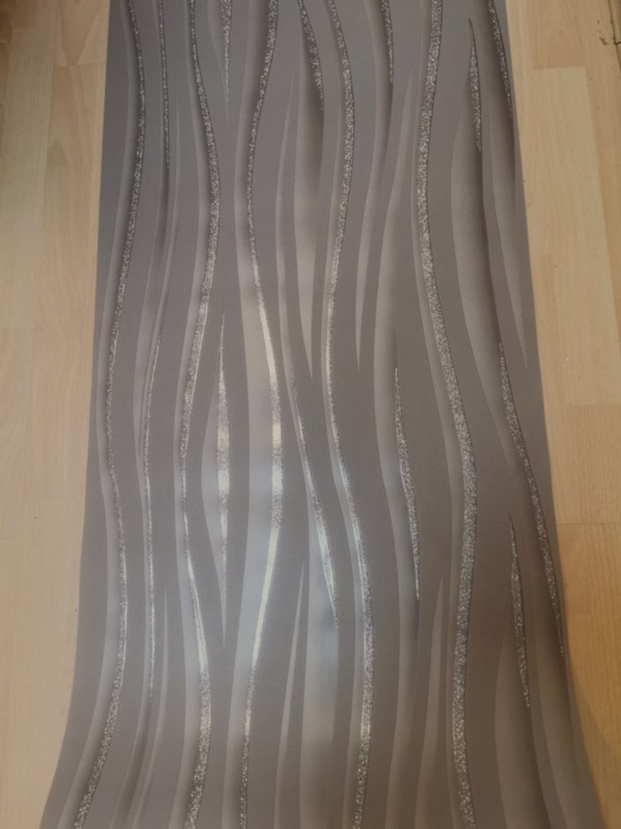 Retro glitter behang relief E81418