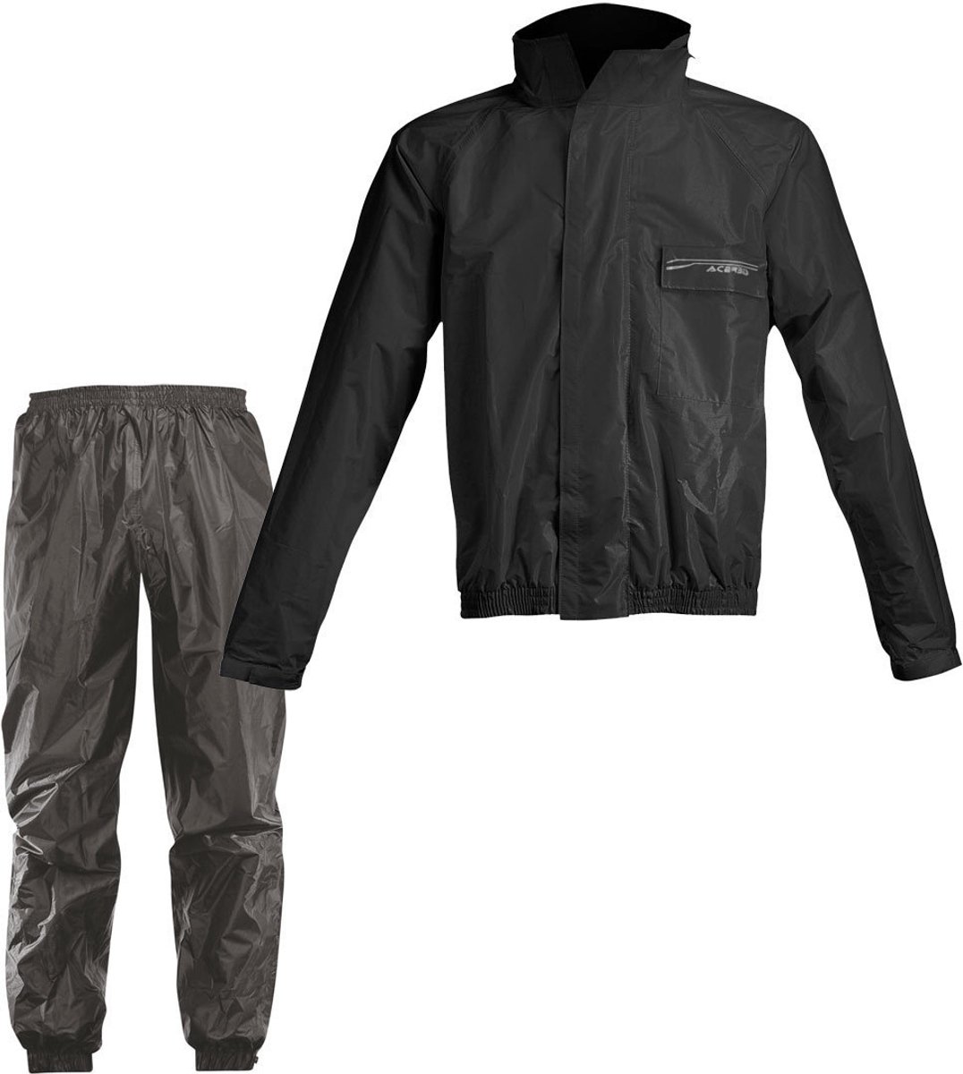 Acerbis Logo Zwart 2-delig Regenpak - Jas