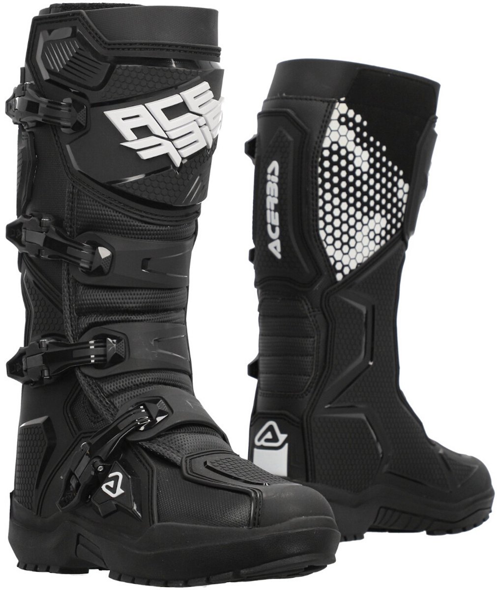 Acerbis Artiglio Zwart Wit Crosslaarzen - Laars