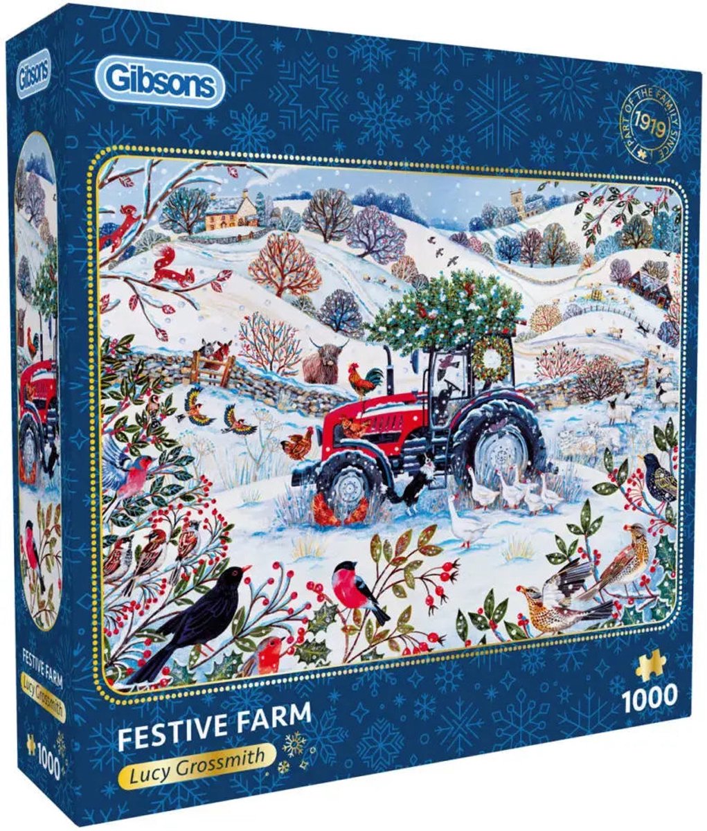 Festive Farm Puzzel 1000 Stukjes
