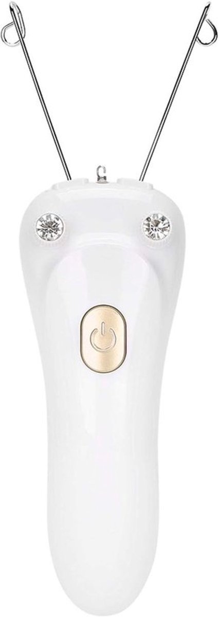SnelShoppen - Elektrische Gezichtshaartjes Verwijderaar, USB Oplaadbare Draad Epilator voor Vrouwen, Fysieke Haarverwijdering voor Gezicht, Armen en B