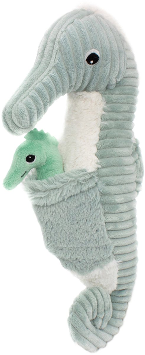 Les Ptipotos Papadou The Seahorse Knuffel - Mint