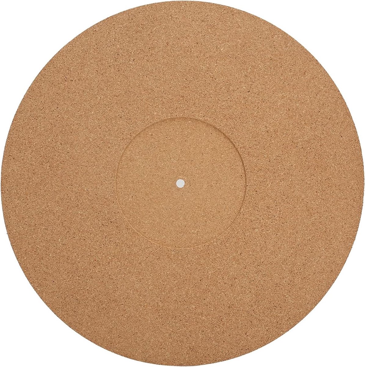 12-inch Platenspelermatten, Platenkussen van Zacht Kurk voor 12-inch LP-platenspelers, Diameter 300 Mm, Antislip, Antistatisch