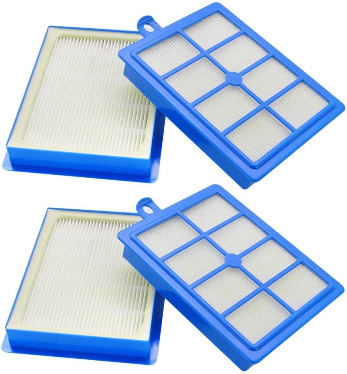 4 stuks vervanging HEPA-filters voor Philips FC9080/FC9081/FC9082/FC9083 | Vervangende filterset voor Electrolux H12 stofzuiger