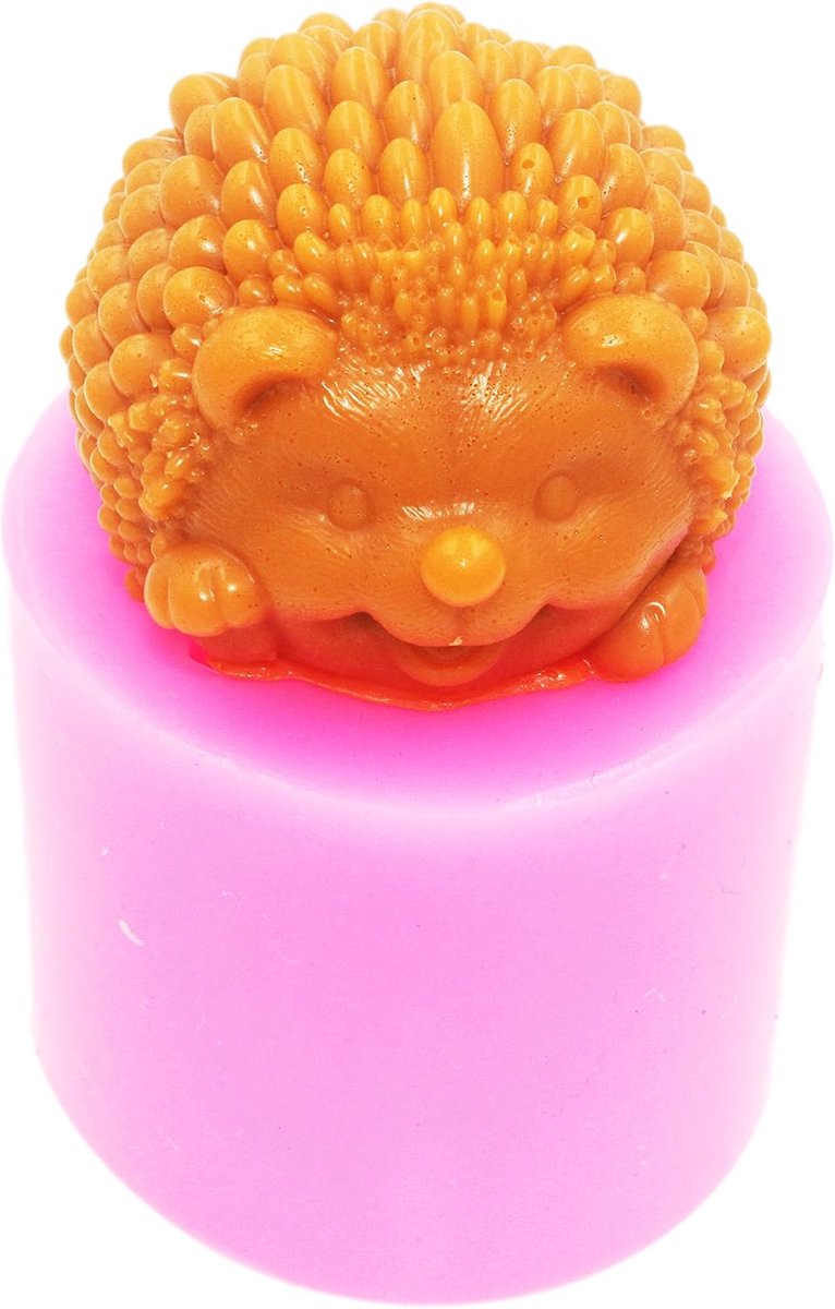 Hedgehog N529 Mould Craft Art siliconen zeep matrijs ambachtelijke mallen DIY handgemaakte kaars mallen