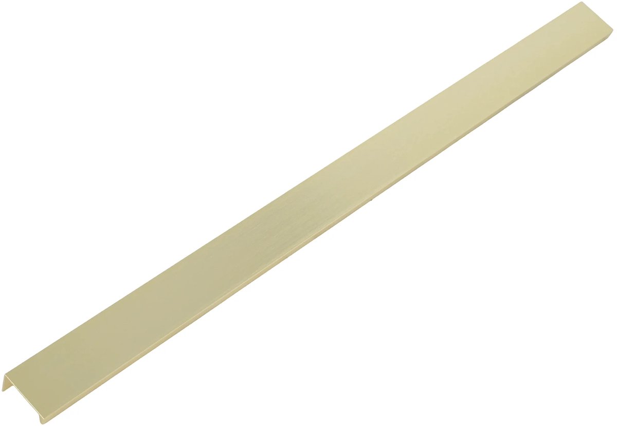 Meubelprofielgreep Siena mat goud 500mm - Boorafstand 416mm