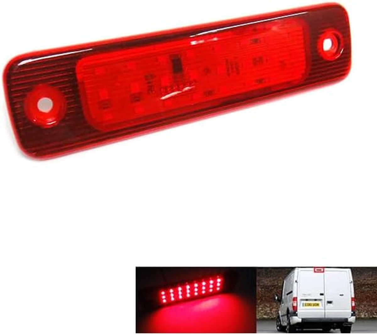 Lens LEIDENE Achter Hoog Niveau Centrum Derde Remeind Licht voor 2006-14 Transit Tourneo