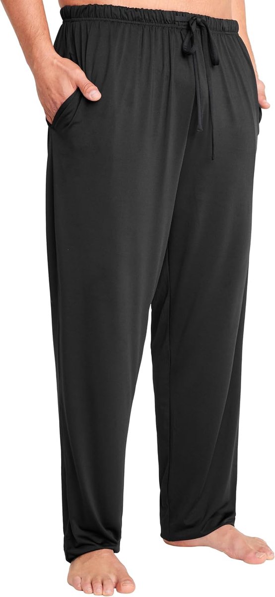 Trend Pyjamabroek voor heren, tieners, zachte, ademende loungebroek met zakken, pyjamabroek, loungewear, cadeaus voor mannen