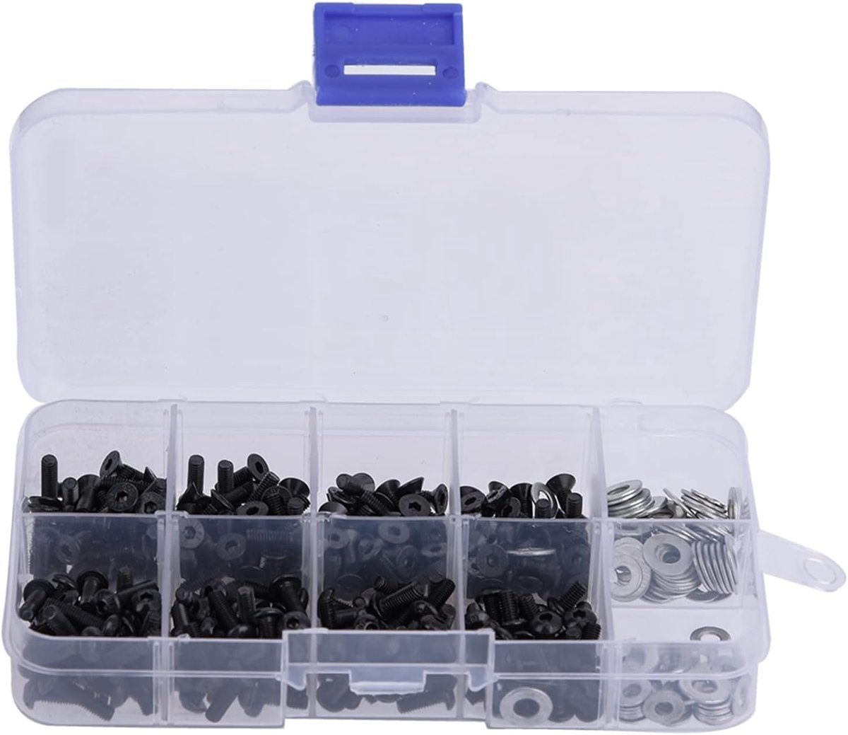RC Schroef Kit Assortiment Set - Platte & Ronde Kop Accessoires Doos voor 1/10 HSP Auto Met 180 Stuks - Gereedschapsset