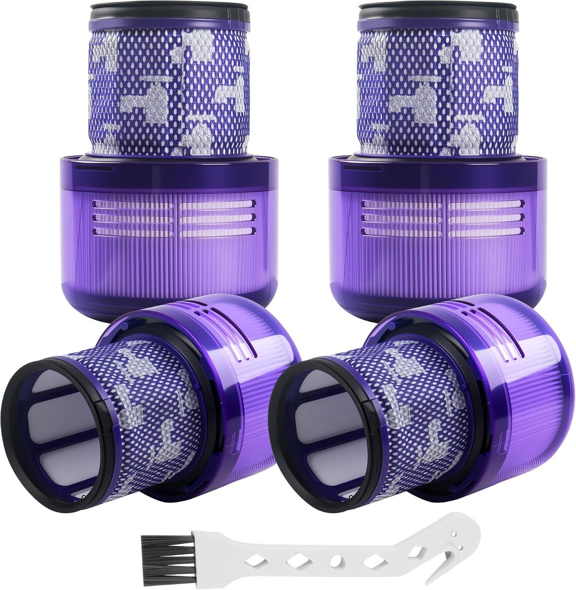 4 stuks voor Dyson V11-filter, compatibel met-filter, voor Dyson V15, SV14, SV17, SV22, V11 reserveonderdelen Betrouwbare filterverandering, vervang # 970013-02 (v11)