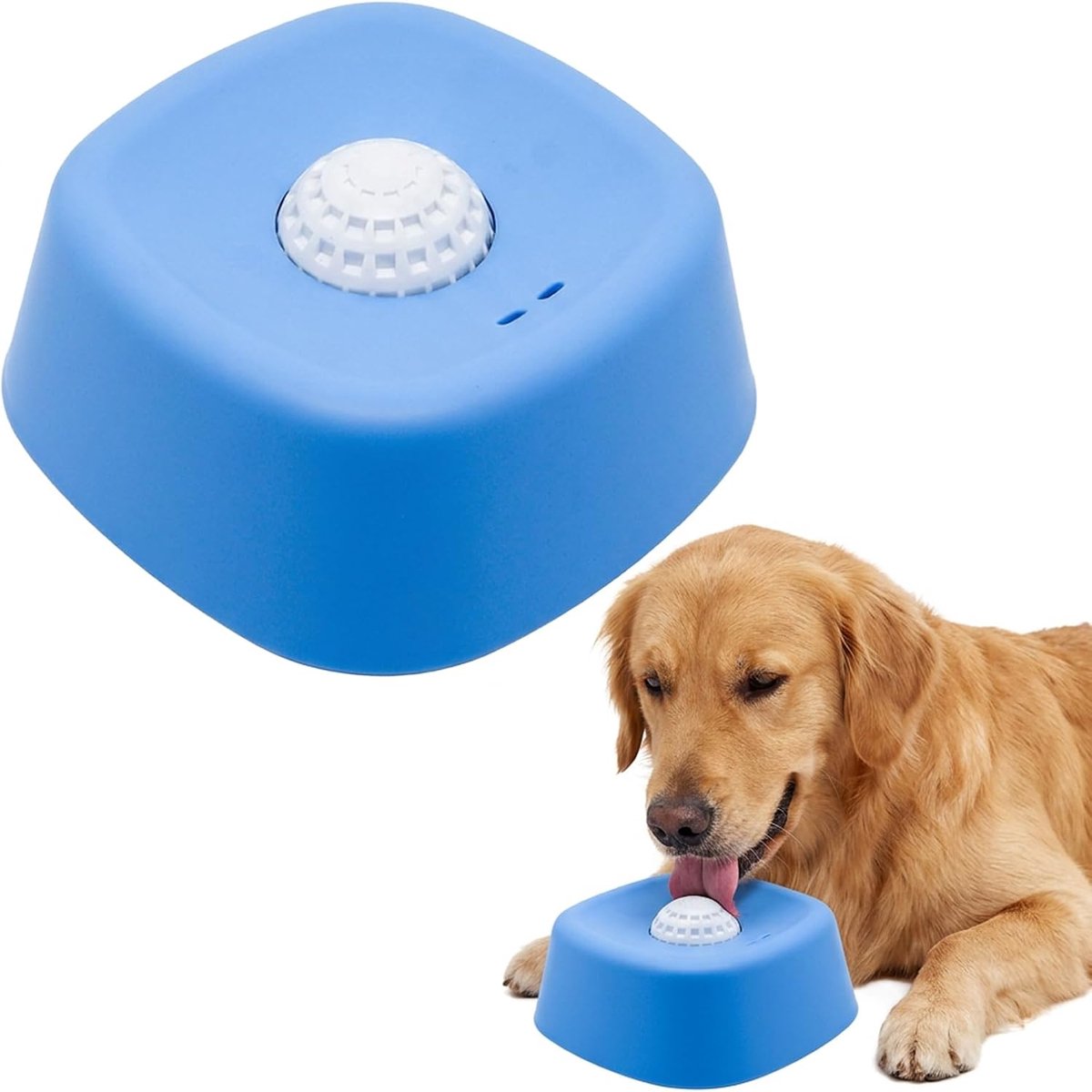 Lekbal voor honden, likbal voor honden, ter bevordering van de spijsvertering en mondhygiëne, innovatieve lekbal met dubbele reinigingsfunctie, van robuust ABS-materiaal voor eenvoudige reiniging