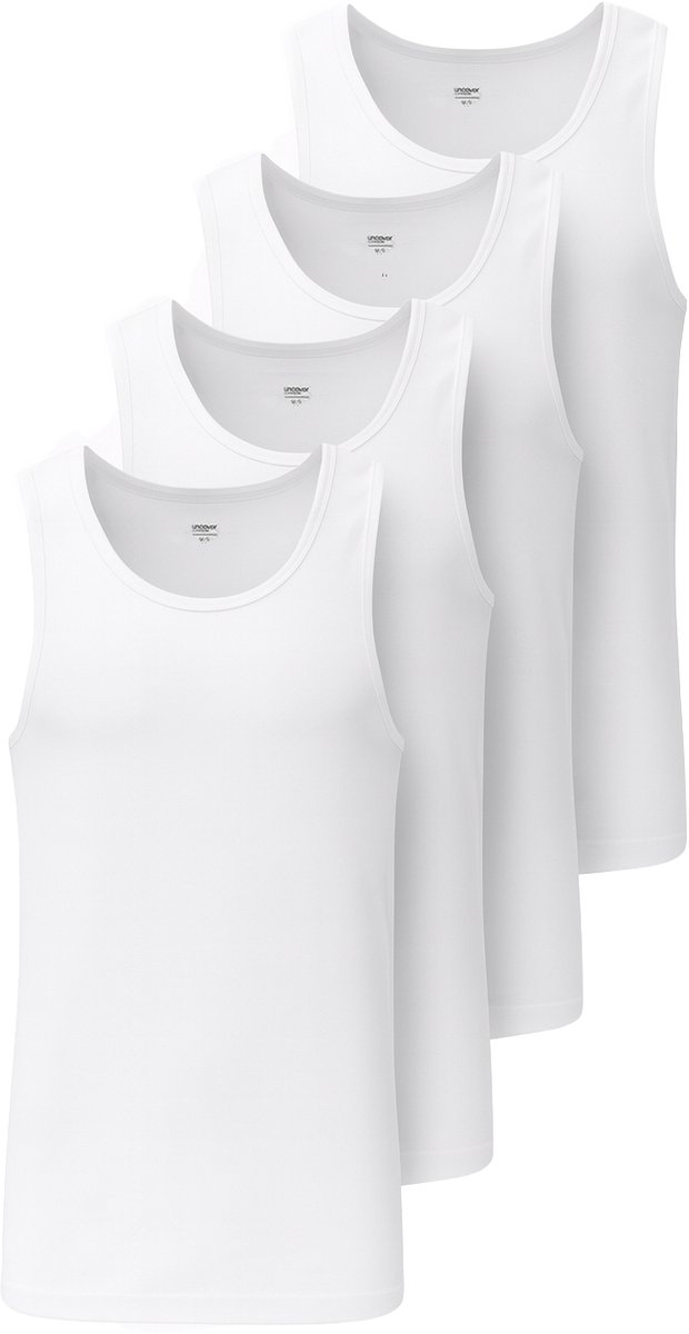 Schiesser Singlet Uncover 4-pack wit