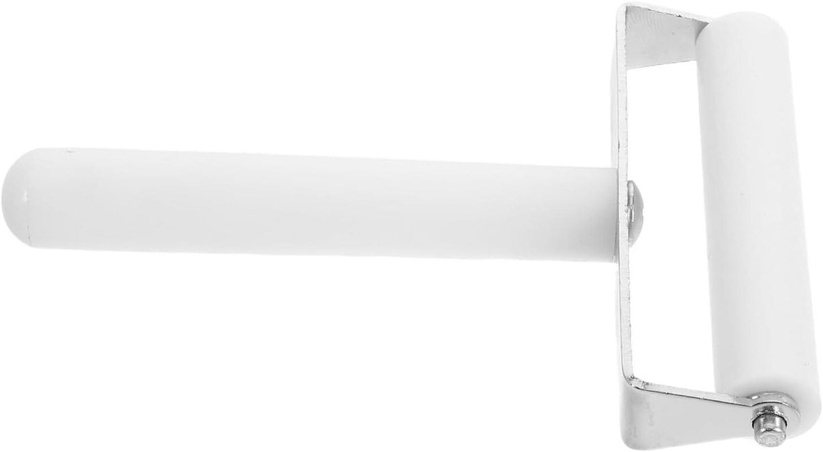 Telefoon Reparatie Roller - Naadroller Screenprotector - Luchtbellen Verwijderen - Zachte Siliconen Rol - 12.3 x 8.8 cm - Wit