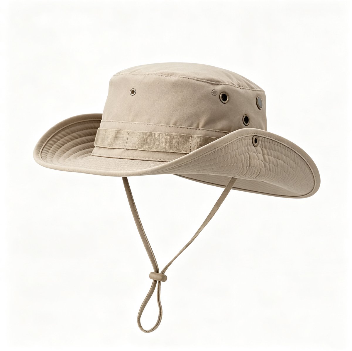 Bucket hat - Vissershoedje - Bucket hat - TENZHVXI® - UPF 50+ Bescherming - Opvouwbaar En Ademend Netmateriaal - Khaki Kleur Verstelbaar - 1 Stuk - Ideaal Voor Camping Hiking En Strand