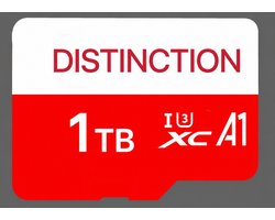 MicroSDXC 1TB – Hoge snelheid 85 MB/s – Class 10 - U3 geheugenkaart - Inclusief SDXC adapter - Niet geschikt Nintendo Switch (controleer of uw apparaat SDXC kan lezen)