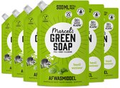 Marcel's Green Soap Afwasmiddel Navulling - Basilicum & Vetiver - 6 x 500 ml