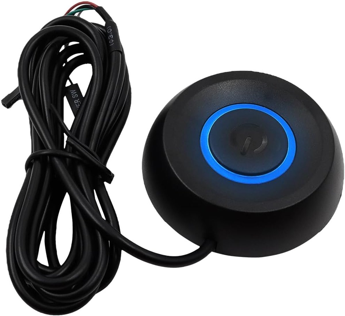 SnelShoppen - Externe PC Aan/Uit Schakelaar voor Desktop Computers met Zwarte Drukknop, Dual Power Functie, Gemakkelijk in Gebruik, Perfect voor Gamin
