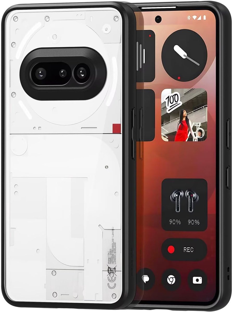 SnelShoppen - Ultra Dunne Hybride Transparante Hoes voor Smartphone 3A (6,77 Inch), Schokbestendige Siliconen Bumper, Transparante Harde Telefoonhoes,