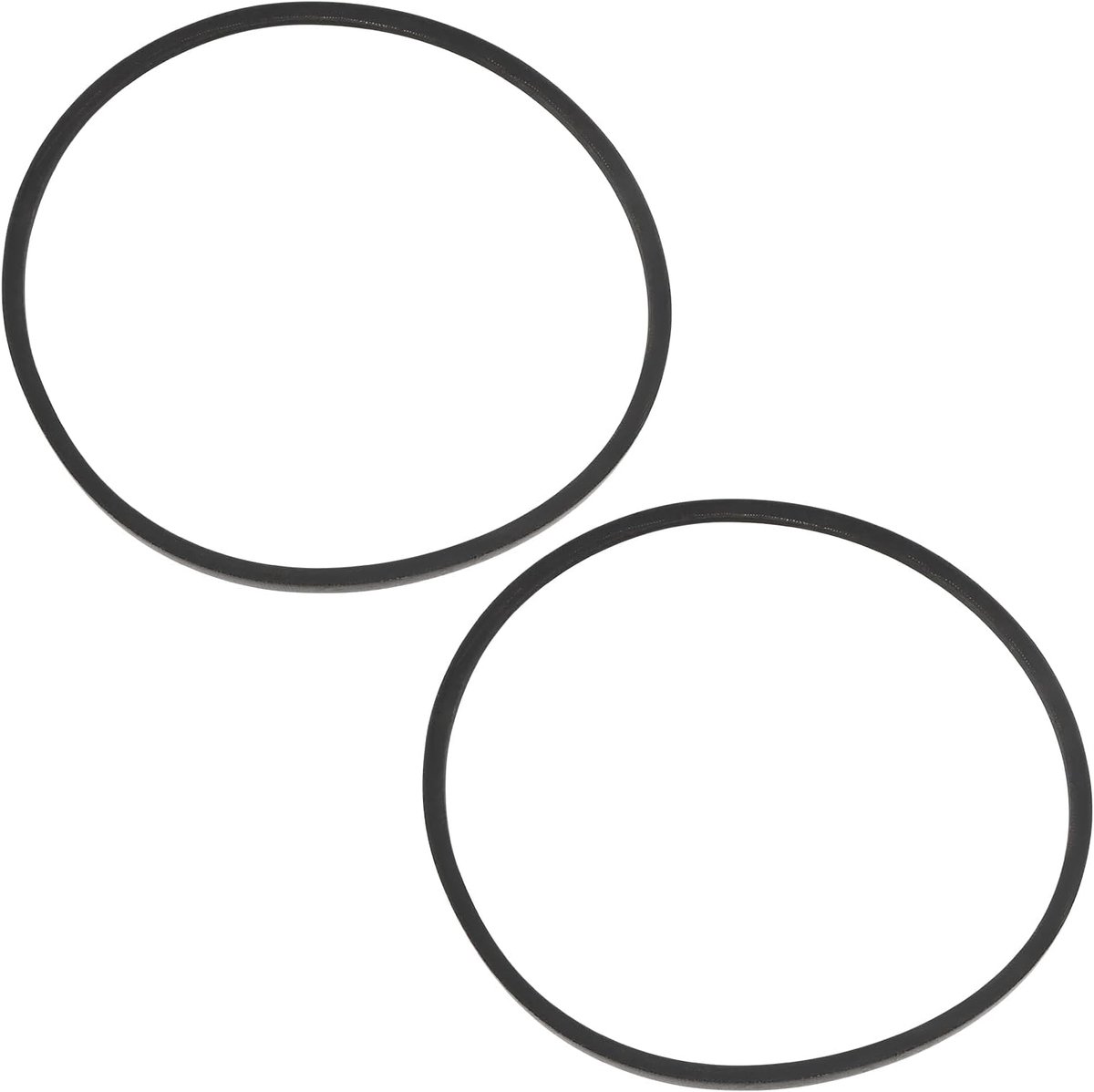 SnelShoppen - 2Pcs Drijfriem V-Snaar K660 660mm Cirkelvormige Rubberriem 8mm Breed 6mm Dik Voor Boormachine en Agrarische Machines