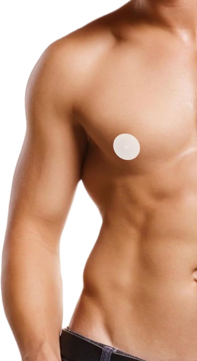 SnelShoppen - 80 Stuks Nipple Lids voor Mannen, Antischuif Nipple Plakkers, Niet-geweven Katoen Nipple Beschermers voor Hardlopen, Marathon, Surfen, F