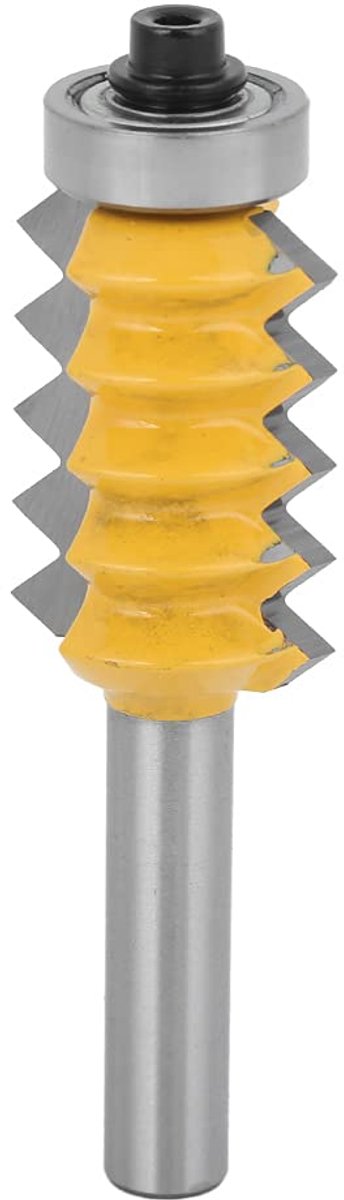 SnelShoppen - 8 Schafts Frees Cutter Houtbewerking Gereedschap, Caspine Cutter voor Houtbewerking, Multitoothed Tenon Frees voor Timber, Compact en Li