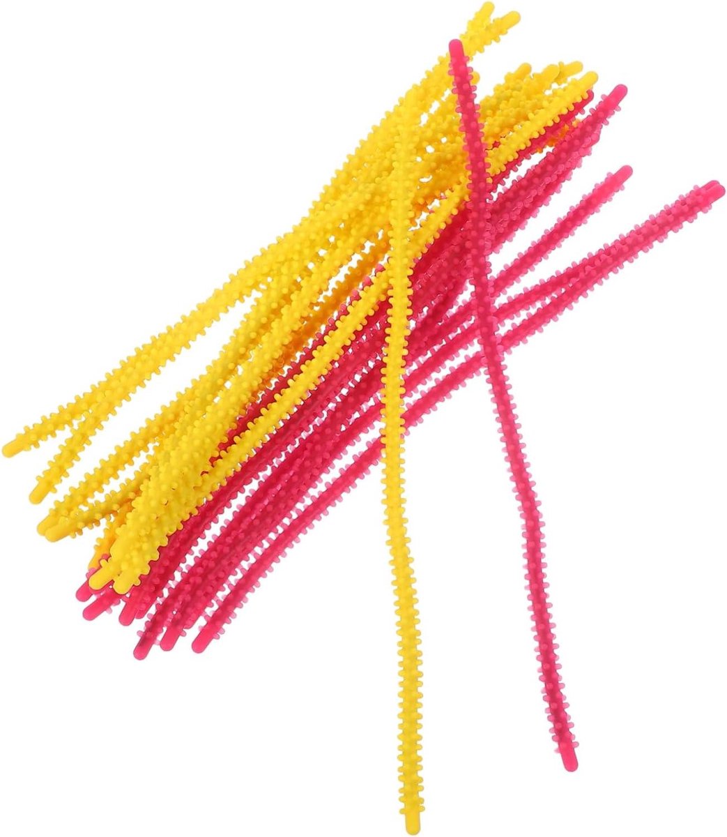 Flexibele Krulstaven - Haarrollers Silicone - Haar Krullen Maken - Hittebestendig Materiaal - 15 cm - Diverse Kleuren