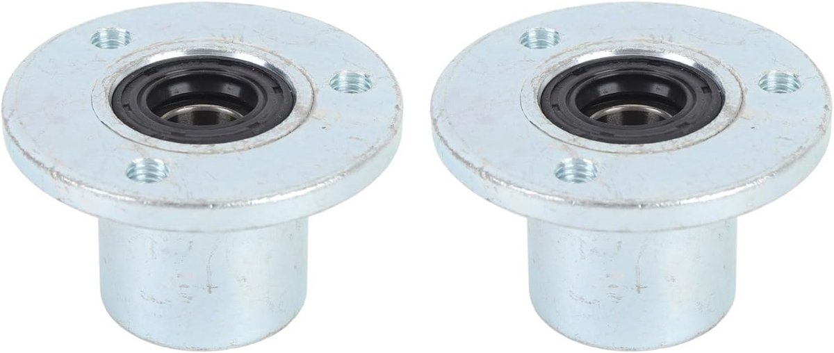 SnelShoppen - 2Pcs 17mm Voorwielnaaf met Lagerafdichting - Stalen Legering, Verbeterde Stabiliteit en Behandeling voor Go Kart, ATV, UTV en Quad Bike