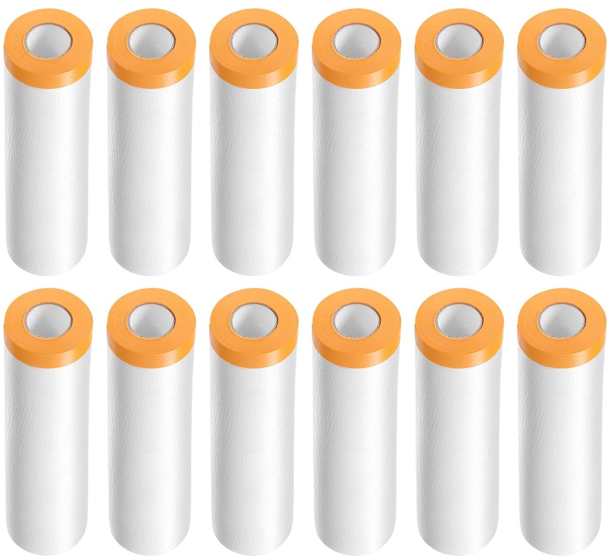 SnelShoppen - 12 Rollen Zelfklevende Dekfilm 20m x 150cm - Beschermfolie voor Schilders - PE Materiaal - Tear-resistant - Perfect voor Auto en Huishou