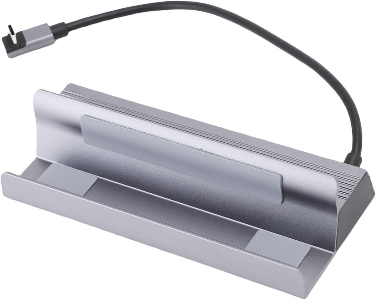 SnelShoppen - USB-C Hub 6-in-1 Docking Station met 4K@120Hz HDMI, 100W PD Opladen, USB3.0, Type C, Gigabit RJ45 voor Windows, OS, Linux