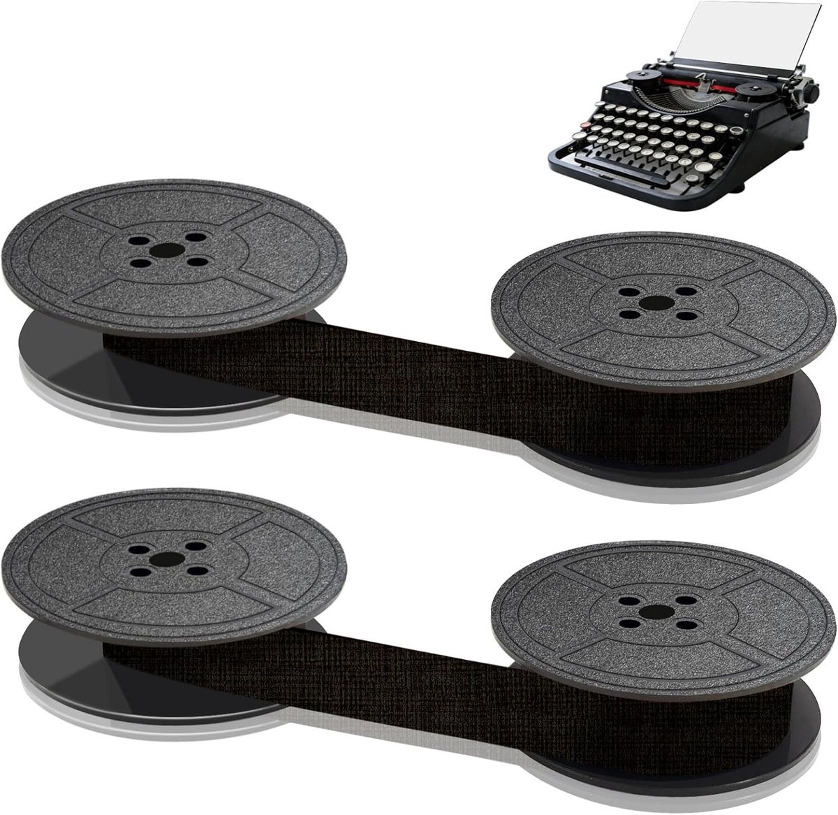 SnelShoppen - Schrijfmachine Tape - 1 Stuks - Kleur: Transparant - Perfect voor Schrijfmachines, Creatief Gebruik, Herstellen en Verzenden