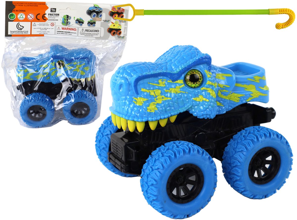 Tyrannosaurus Rex Voertuig Friction Drive Blauw - UNI