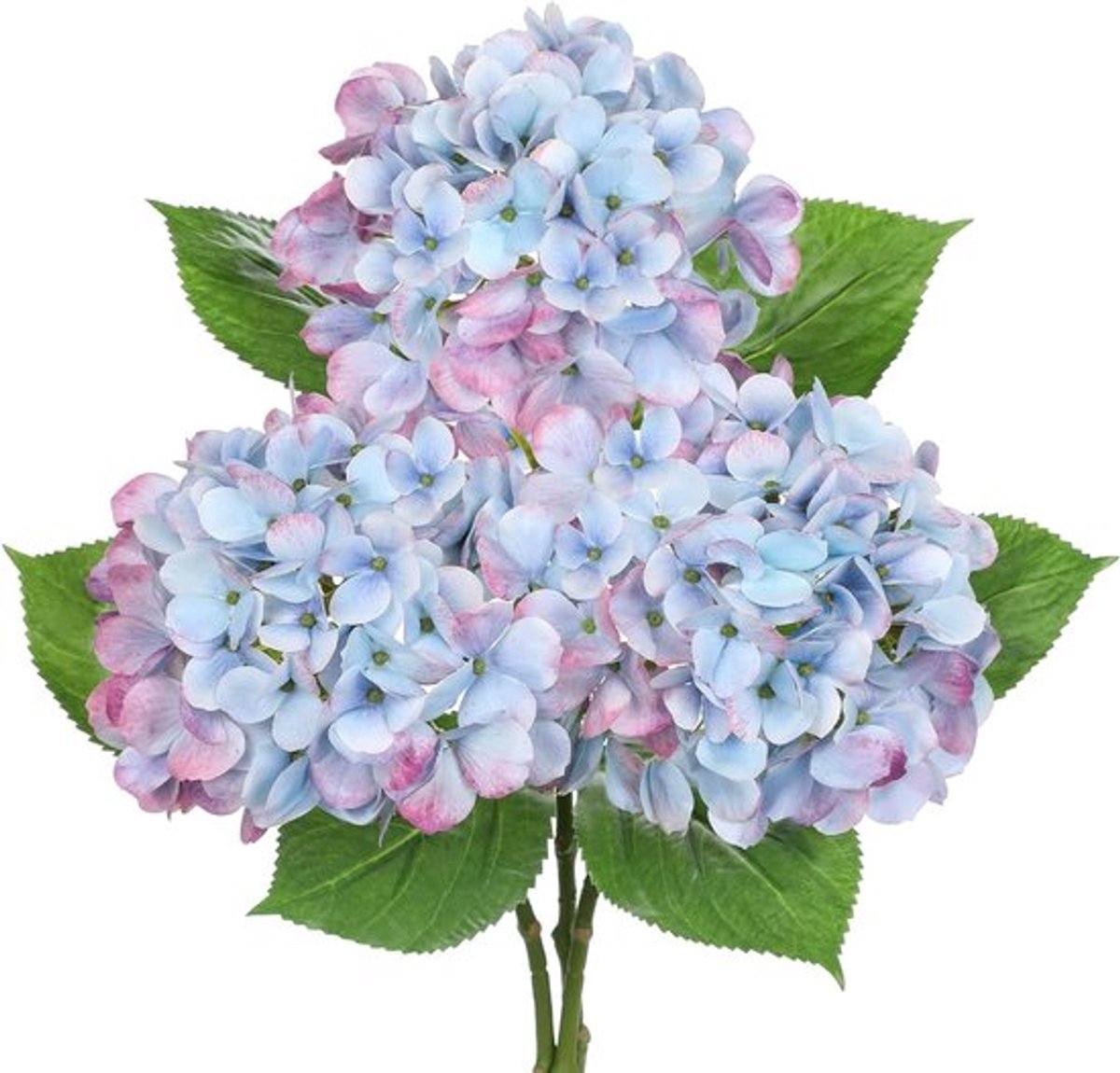 Set van 3 Kunstmatige Hortensia's, Decoratieve Zijden Bloemen voor Bruiloften, Thuis, Hotels en Feesten, Perfect voor Bloemarrangementen