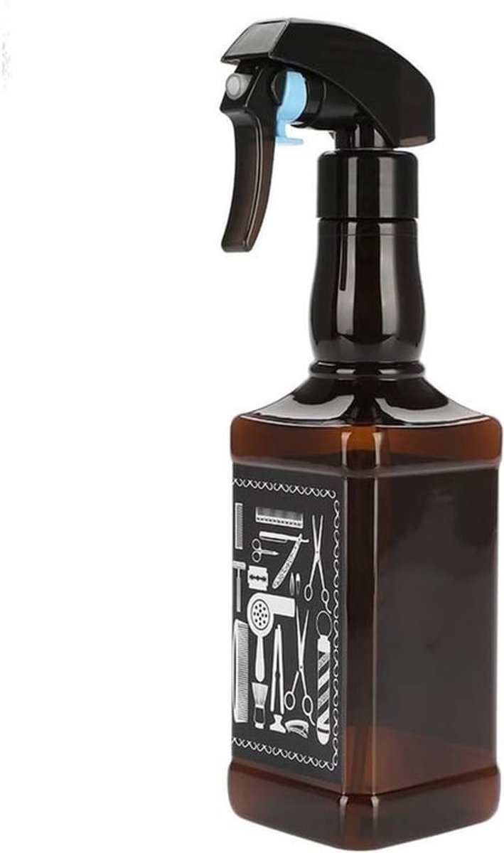 Vintage Wijnfles Look 500ml Barber Spray voor Kappers, Lege Haar Spray, Haarverzorging en Styling Tool