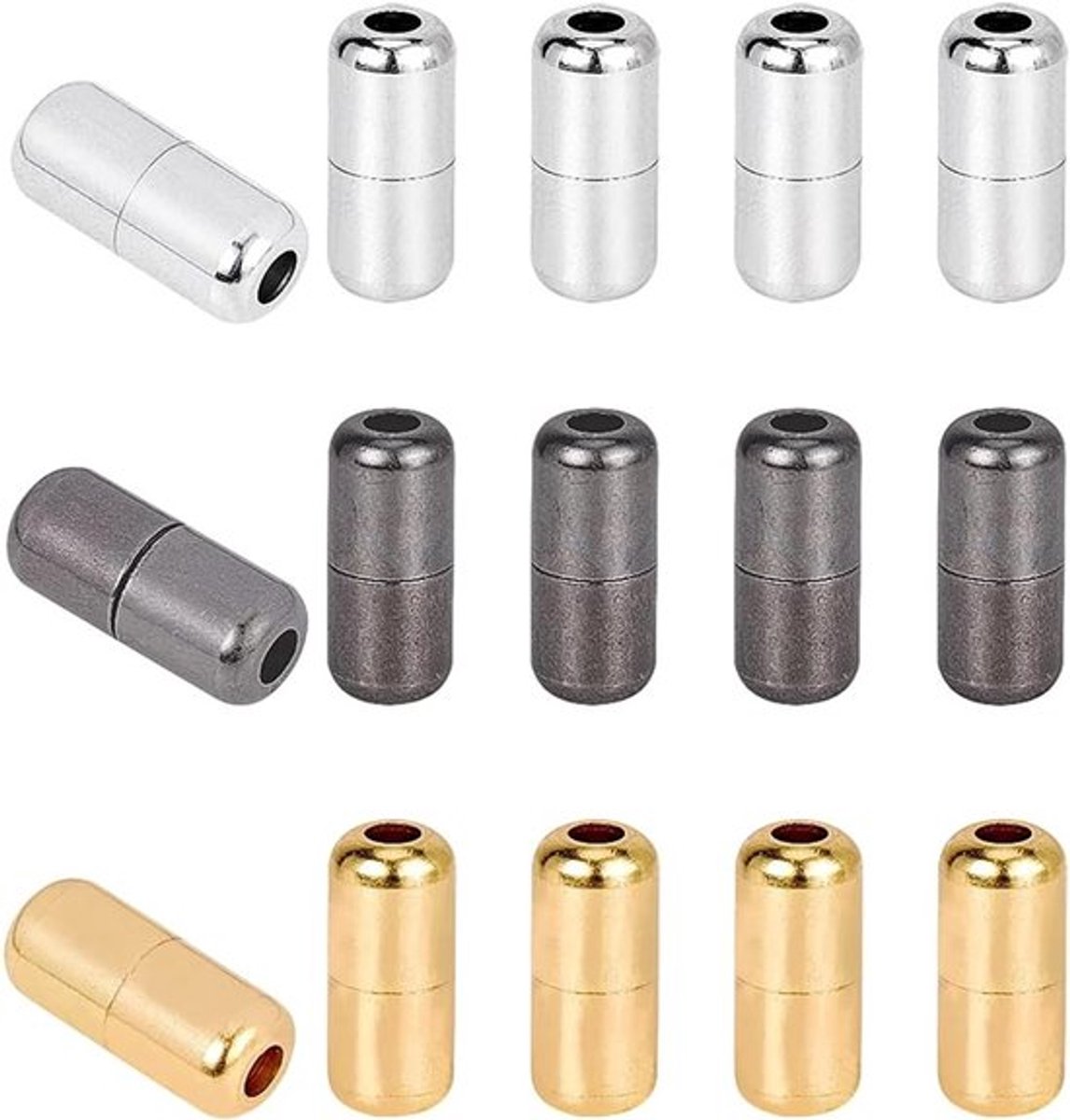 Elastische Schoenveters met Metalen Capsule Sluiting voor Comfort en Stabiliteit