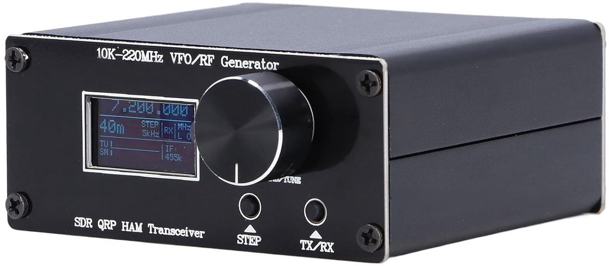 SnelShoppen - SDR QRP HF Generator VFO RF 10K 220MHz, S DR HAM Transceiver, Variabele Frequentiegenerator, 10K Oscillator, Si5351 Module, I2C, 128x64