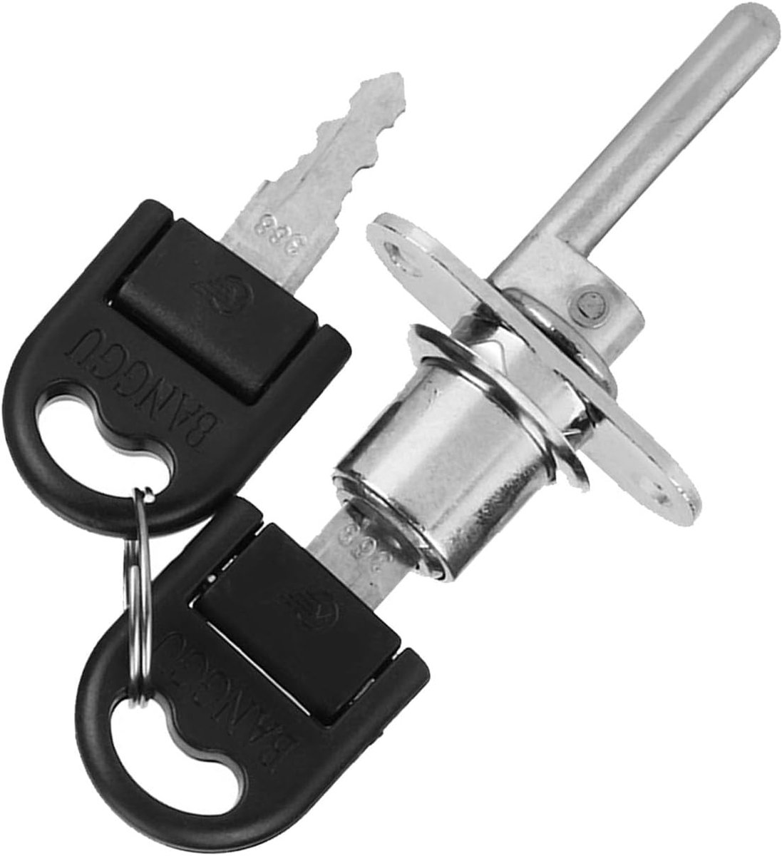 SnelShoppen - Desk Lock - Desk Lade Lock met Sleutels 2 Stuks Zink Legering Dikke Lade Sloten met Sleutels voor Lade, Archiefkast, Bureau, Kledingkast