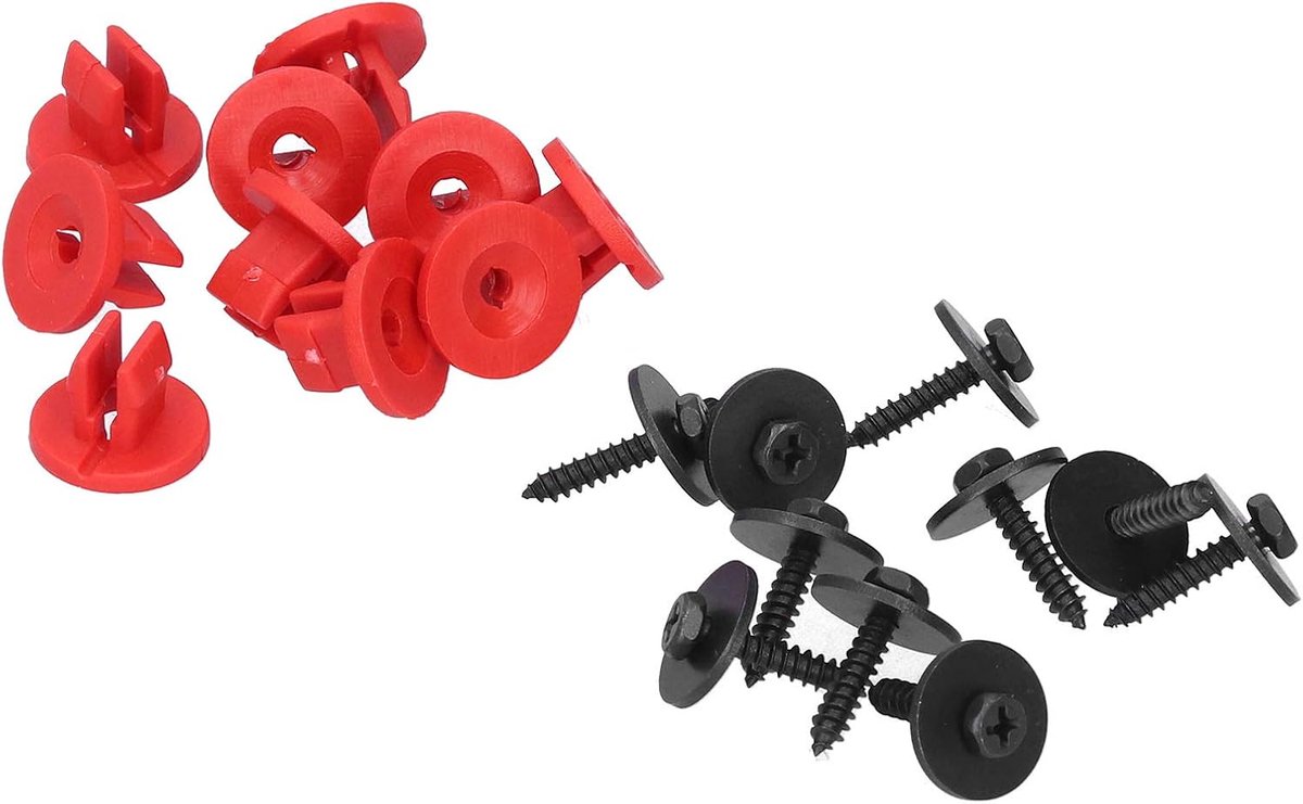 SnelShoppen - Motoronderboden-Clips voor Onderbodemafdekking - Bevestigingsclips Onderste Afdekking - Vervangingsonderdelen voor Focus MK2 MK3/Mondeo